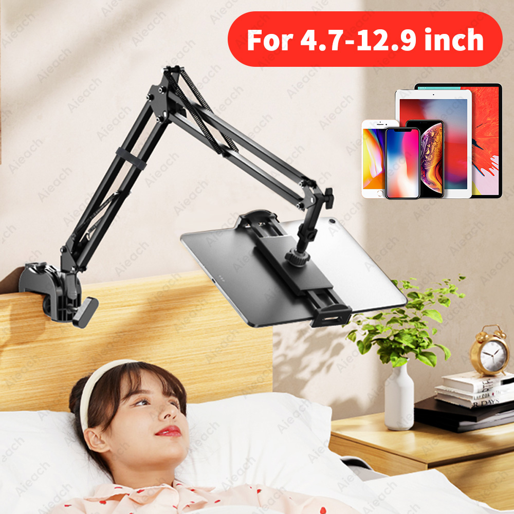 Tablet Stand Adjustable Aluminum - Adjustable Bed Tablet Stand for 4-12.9