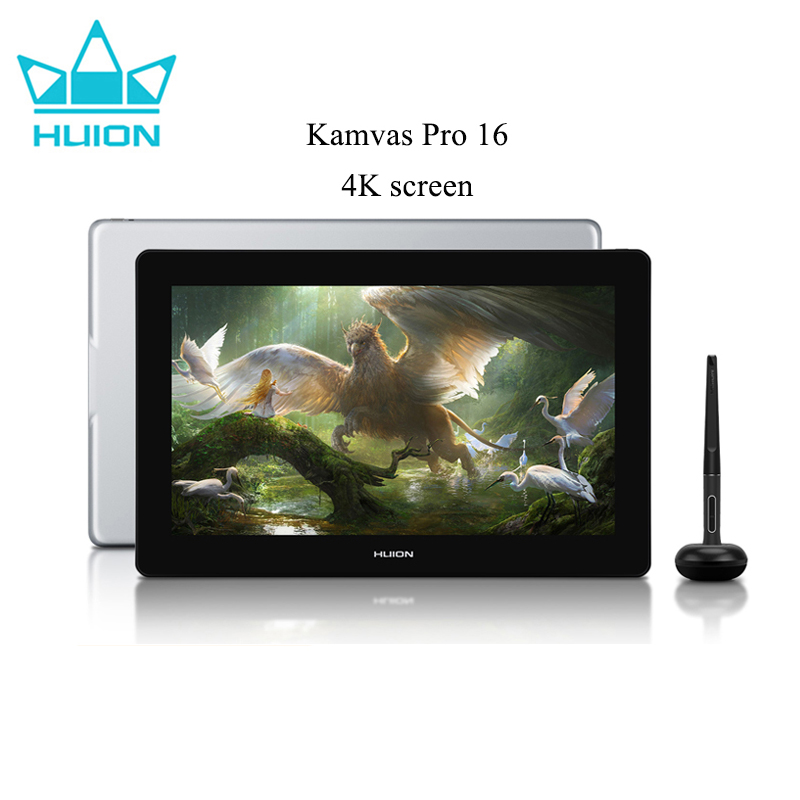 Drawing Tablet With Screen 15.6 Inch - Huion Kamvas Pro 16 4K Graphics