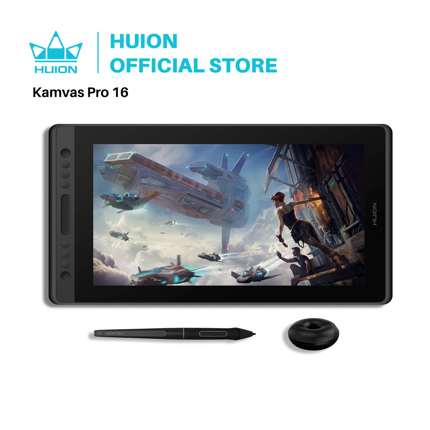 Drawing Tablet With Screen 15.6 Inch - Đồ Họa Huion Màn Hình Kamvas