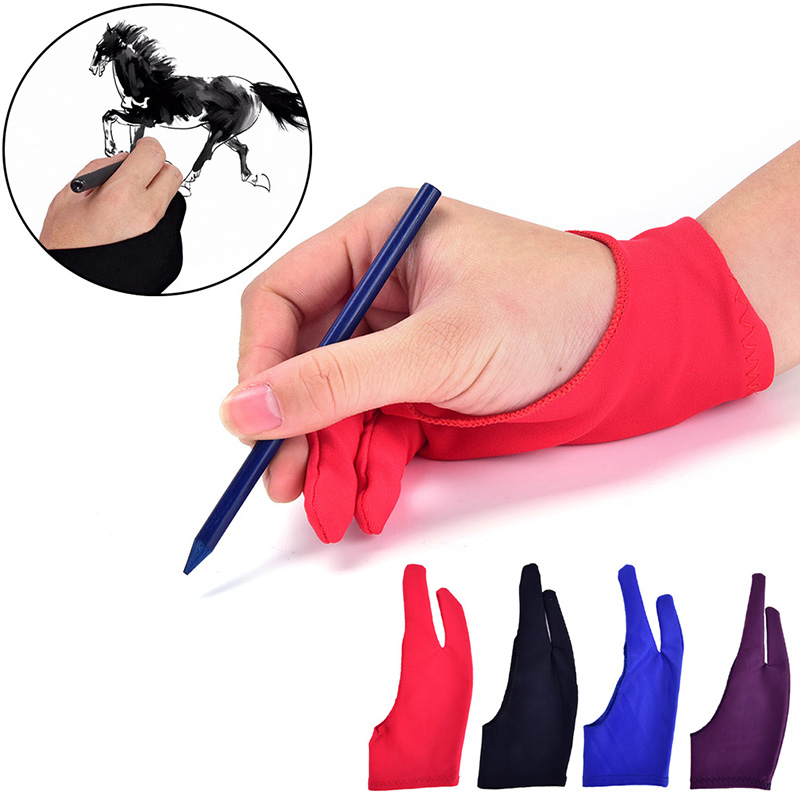 1pc Two Finger Anti-fouling Gl - đánh giá và giá Drawing Glove Two Finger Artist