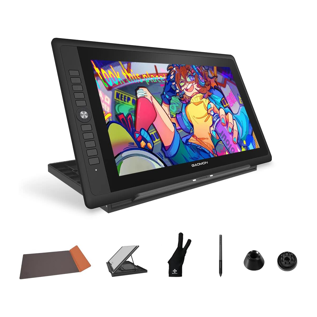 Gaomon Graphics Tablet PD156 P - đánh giá và giá Drawing Tablet With Screen 15.6 Inch