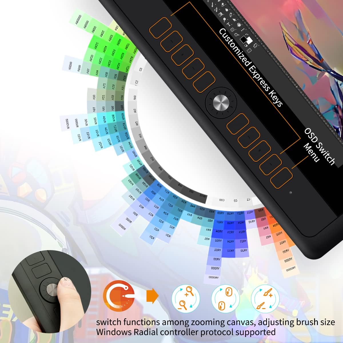 Gaomon Graphics Tablet PD156 P - đánh giá và giá Drawing Tablet With Screen 15.6 Inch