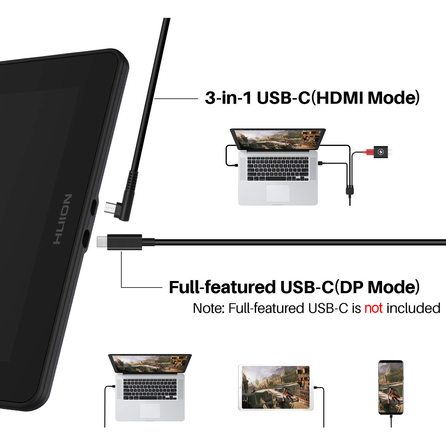 Huion Drawing Tablet KAMVAS 16 - đánh giá và giá Drawing Tablet With Screen 15.6 Inch