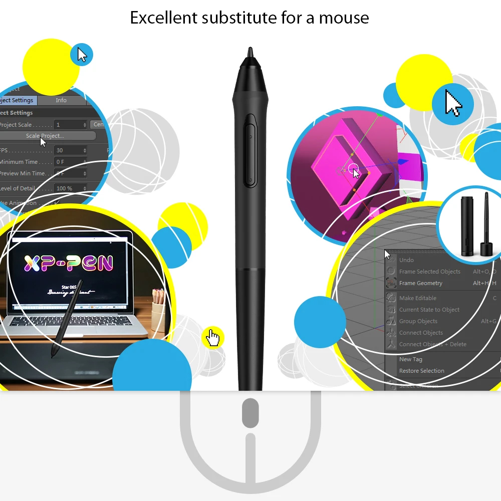 P05/P05S Battery-Free Passive  - đánh giá và giá Drawing Tablet Battery Free Stylus