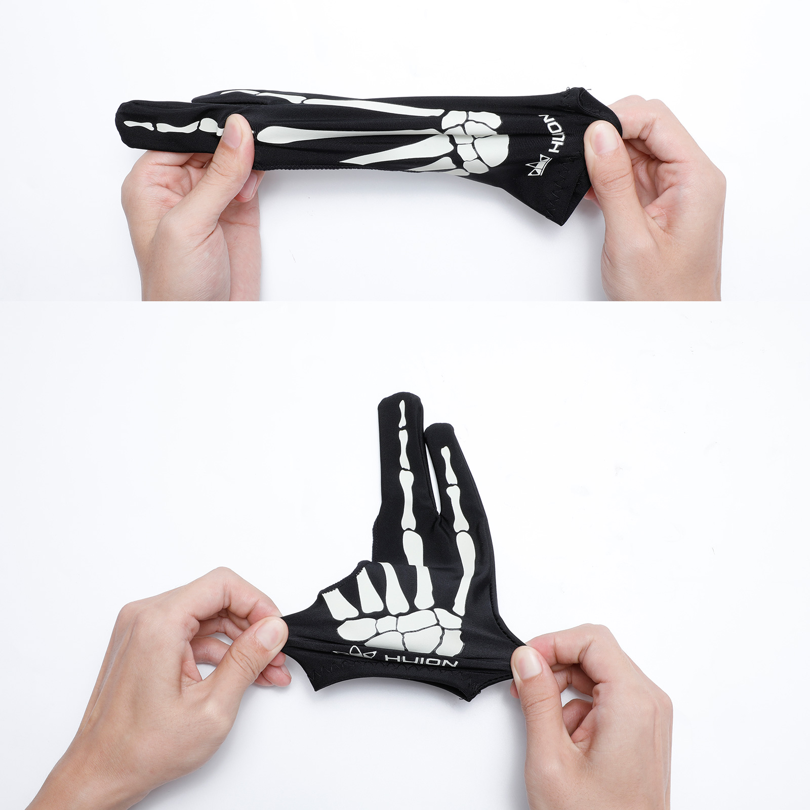 Huion Skeleton Glove Two- Fing - đánh giá và giá Drawing Glove Two Finger Artist