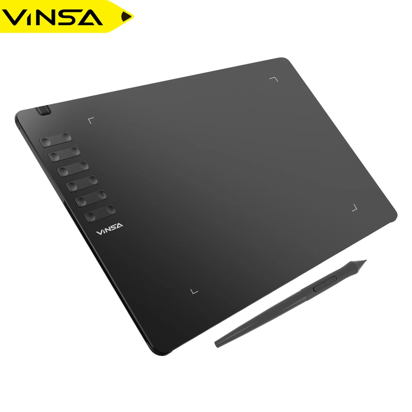 VINSA T1161 Graphics Drawing T - đánh giá và giá Drawing Tablet Battery Free Stylus