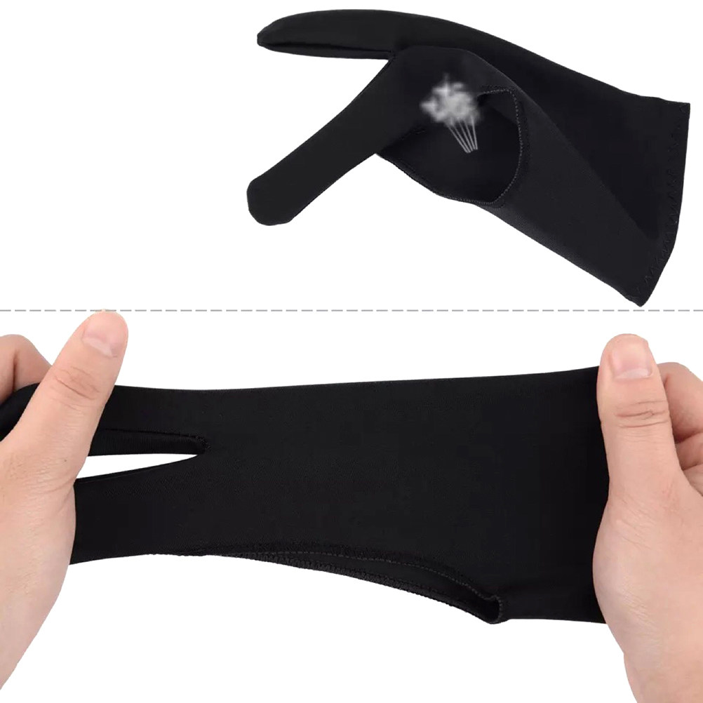 4Pcs Artist Drawing Glove Anti - đánh giá và giá Drawing Glove Two Finger Artist